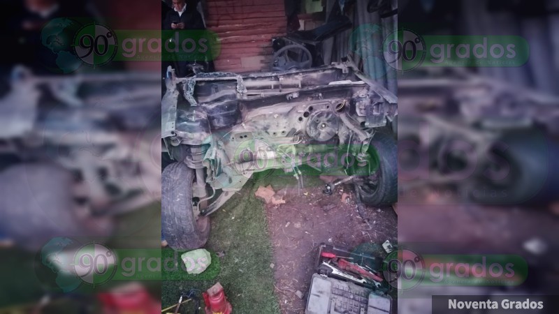 Aseguran inmueble en Morelia, Michoacán, había autos y auto partes robados - Foto 3 