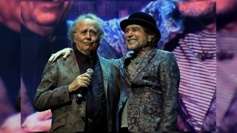 Concierto en Uruguay, Sabina y Serrat  con mensajes políticos y recuerdos a figuras locales 