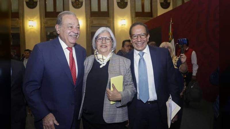 Slim apoya Plan Nacional de Infraestructura de AMLO 
