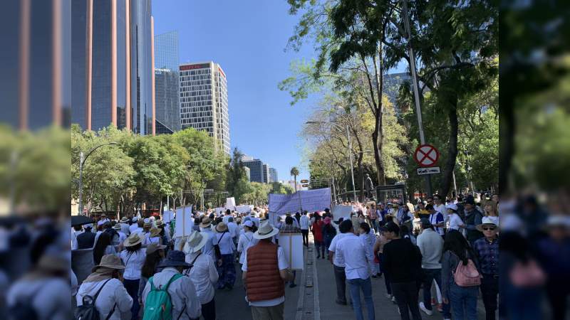 Avanza manifestación de críticos de López Obrador  en la Ciudad de México - Foto 2 
