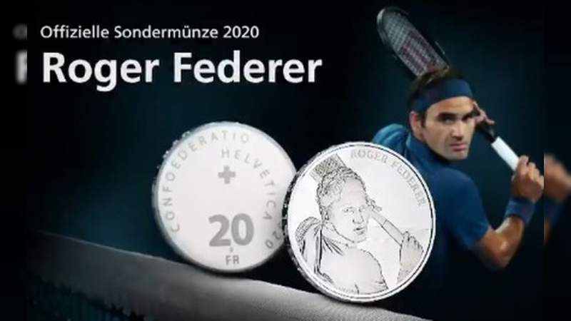 Roger Federer tendrá su propia moneda en Suiza 