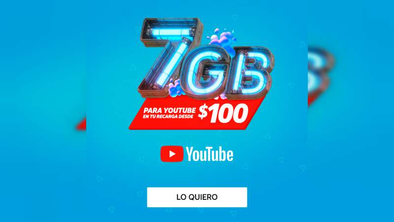 AT&T regalará 7GB en sus recargas desde 100 pesos 