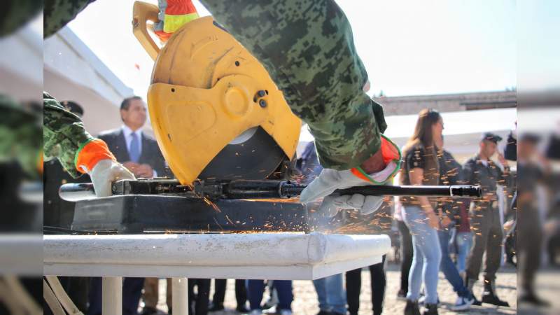 Destruye la Sedena armamento en la XXI Zona Militar - Foto 0 