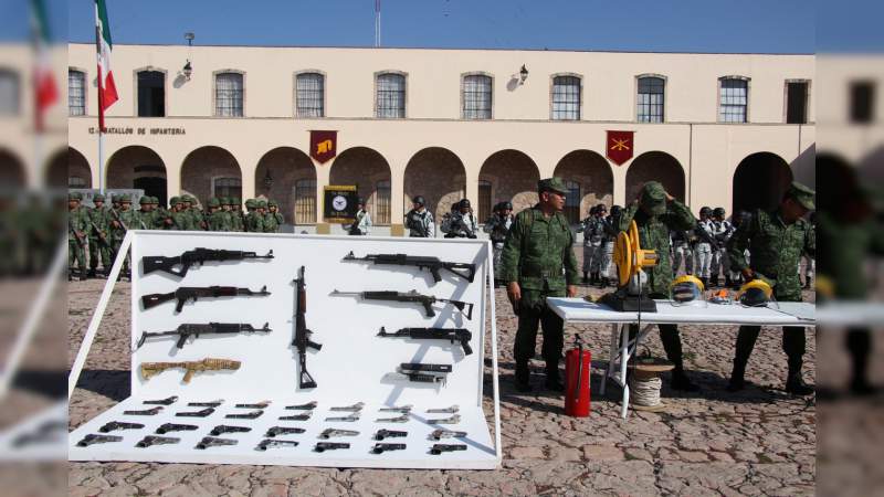 Destruye la Sedena armamento en la XXI Zona Militar - Foto 1 