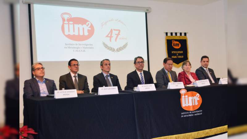 Conmemoran 47 aniversario del instituto de investigación en metalurgia y materiales de la UMSNH   - Foto 0 