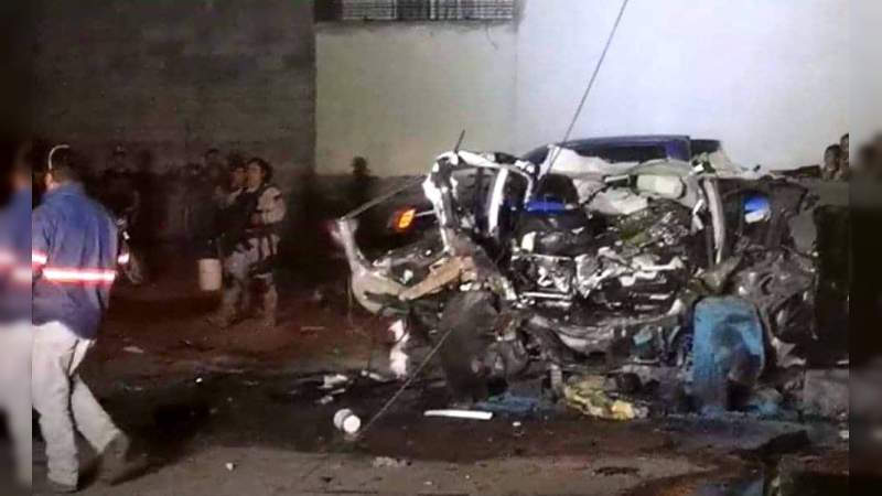 Con explosión de coche bomba reciben a 150 policías estatales encargados de “blindar” Irapuato - Foto 0 