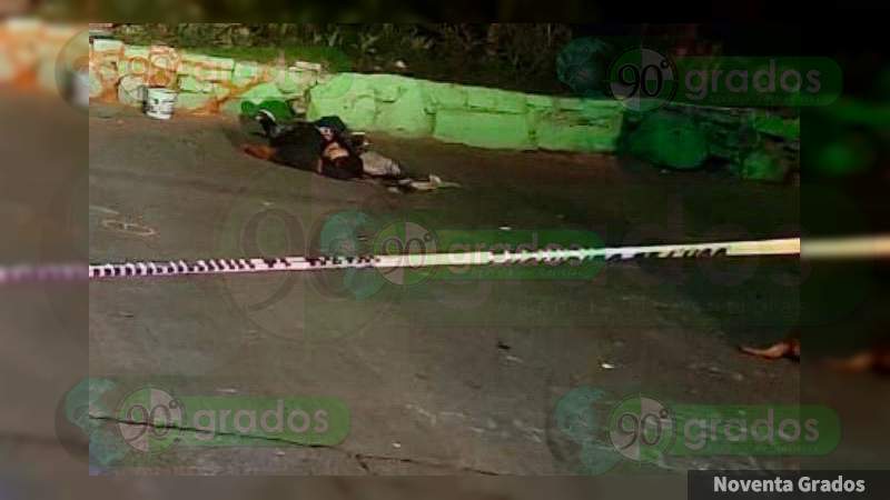 Asesinan a un hombre en Morelia, Michoacán 