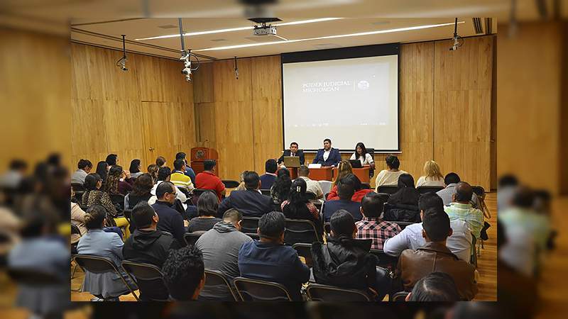 El Poder Judicial de Michoacán capacita al personal para el pleno ejercicio y respeto de los Derechos Humanos de los usuarios de la justicia - Foto 1 