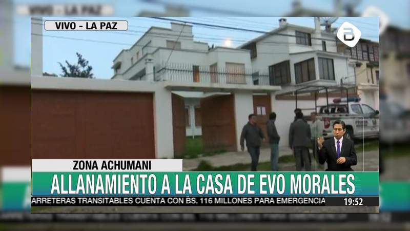 Allanan casa de Evo Morales en La Paz - Foto 5 
