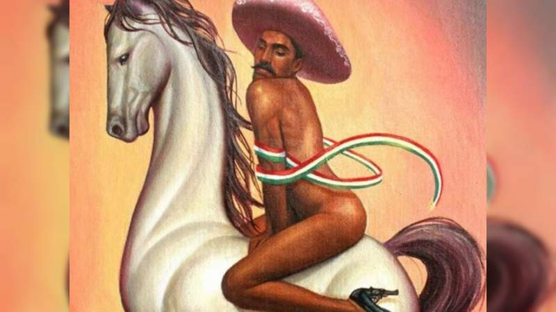 Demandarán al pintor de "Zapata Gay" 