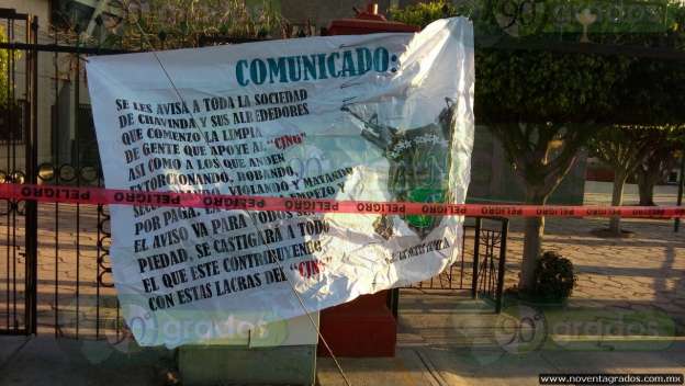 Localizan narcomantas en Zamora y otros municipios michoacanos - Foto 2 