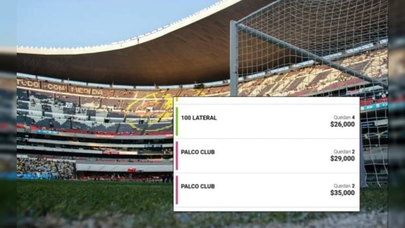 Boletos de la Final entre América y Monterrey se venden hasta en 35 mil pesos 