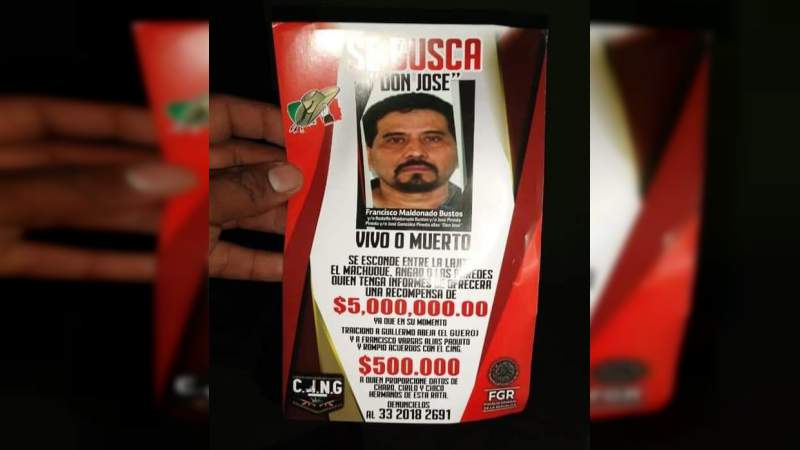 Desde avioneta, CJNG lanza volantes en San Lucas: Recompensa de 5 millones por “Don José” - Foto 0 