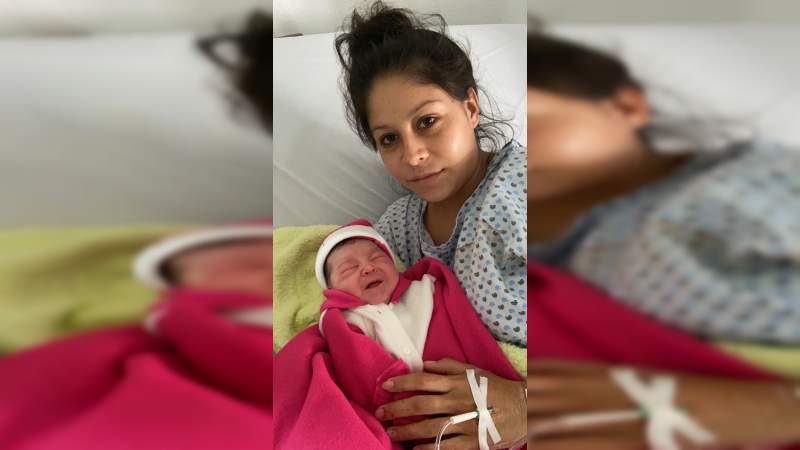 Niña, primer bebé del 2020 en el Hospital de la Mujer de Michoacán  