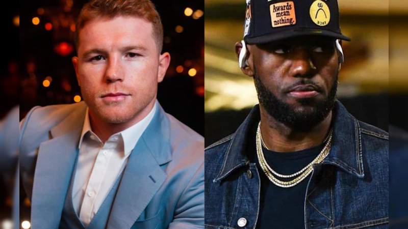 Canelo presume regalo que le envió LeBron James 