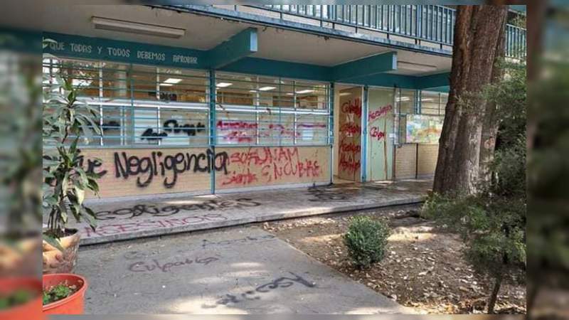 Muere en la enfermería estudiante del CCH Azcapotzalco: Vandalizan instalaciones en protesta - Foto 1 