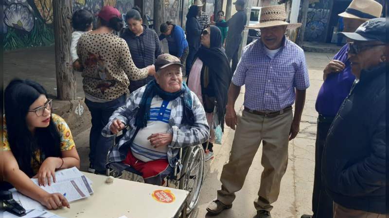 Aumentará Pensión para Bienestar de Personas con Discapacidad en Michoacán 