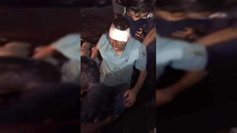 Adulto mayor, hospitalizado tras caer a un hoyo abierto por obra del Ayuntamiento de Apatzingán - Foto 0 