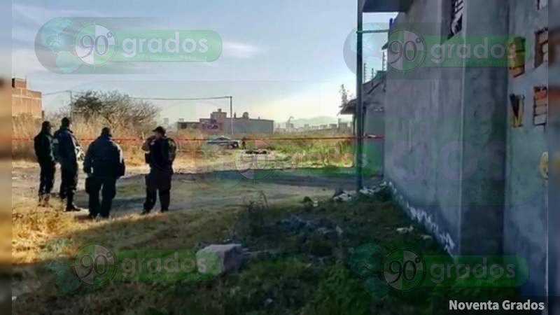 Hallan cadáver embolsado en Morelia, Michoacán 