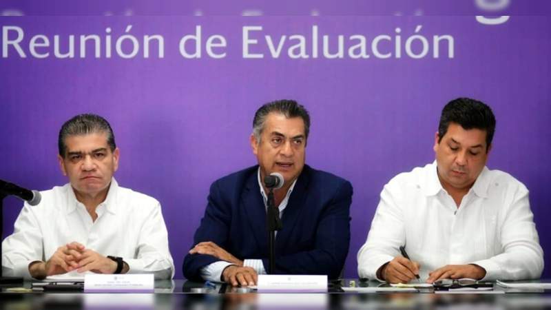 Se reúnen gobernadores de Nuevo León, Coahuila y Tamaulipas para definir 'Operativo Noreste de Seguridad' 