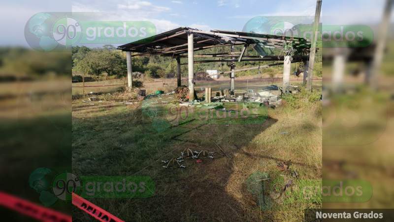 Un muerto y dos heridos al Explotar Polvorín en Taretan, Michoacán  