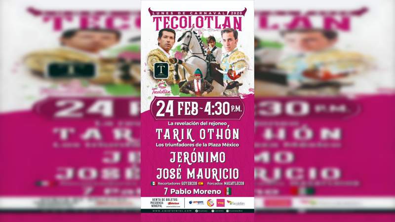Cartel Carnaval Tecolotlán 2020 - Foto 1 