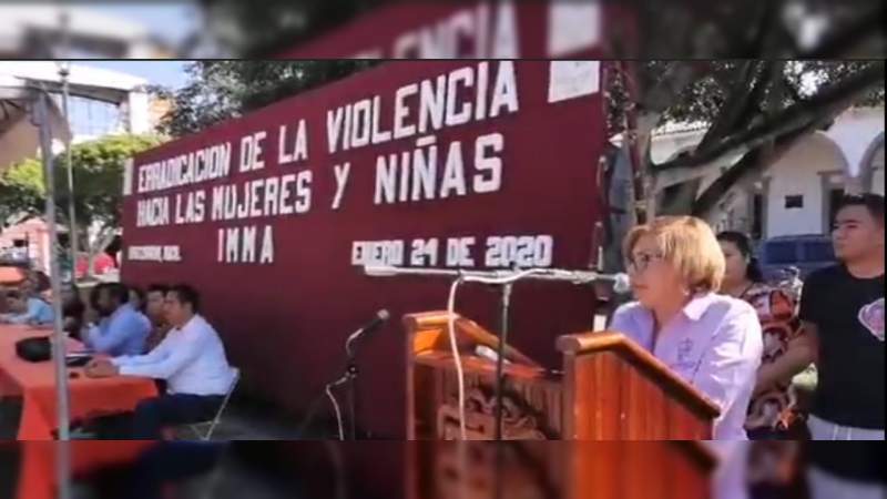 Retoman en Apatzingán, actividades para erradicación de la violencia de género  - Foto 0 