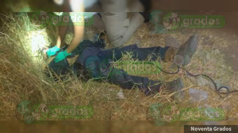 Maniatado y baleado, hallan cadáver de un hombre en Jacona, Michoacán 