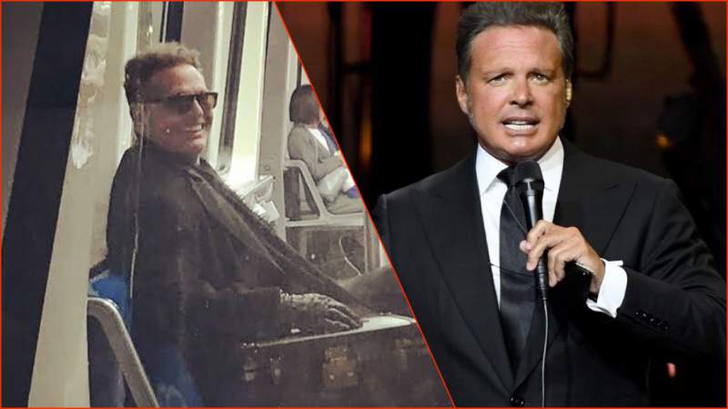 Luis Miguel no se oculta para viajar en Metro por España 