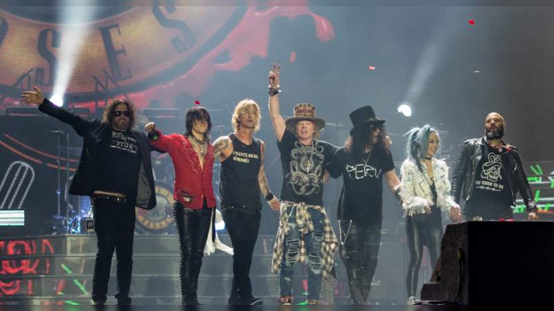 Guns N' Roses escoge a México para arrancar su nueva gira mundial 