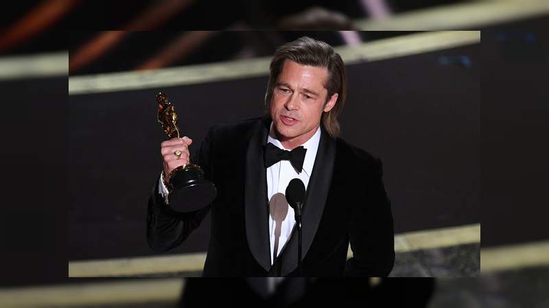 Brad Pitt gana el Oscar a Mejor actor , Anoche en la gran Gala 