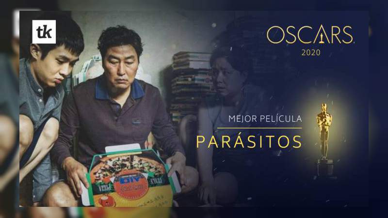 ‘Parásitos’ no dejó muchos Oscares para la competencia, fue la sorpresa de la noche 
