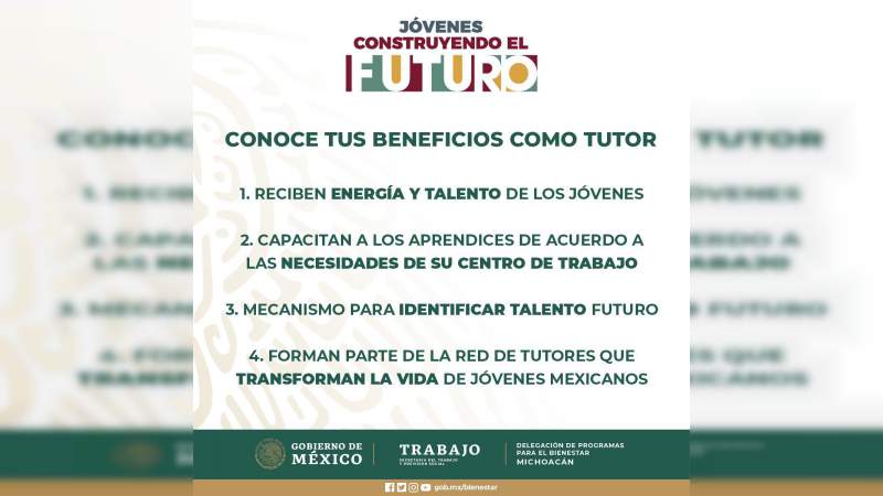 Emiten nuevas reglas de operación de Jóvenes Construyendo el Futuro - Foto 1 