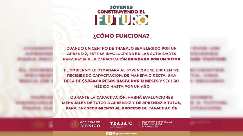 Emiten nuevas reglas de operación de Jóvenes Construyendo el Futuro - Foto 3 