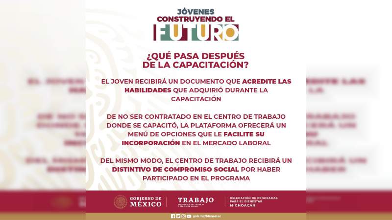 Emiten nuevas reglas de operación de Jóvenes Construyendo el Futuro - Foto 4 