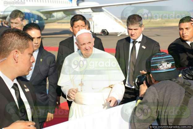 Arriba el Papa Francisco a Morelia - Foto 0 