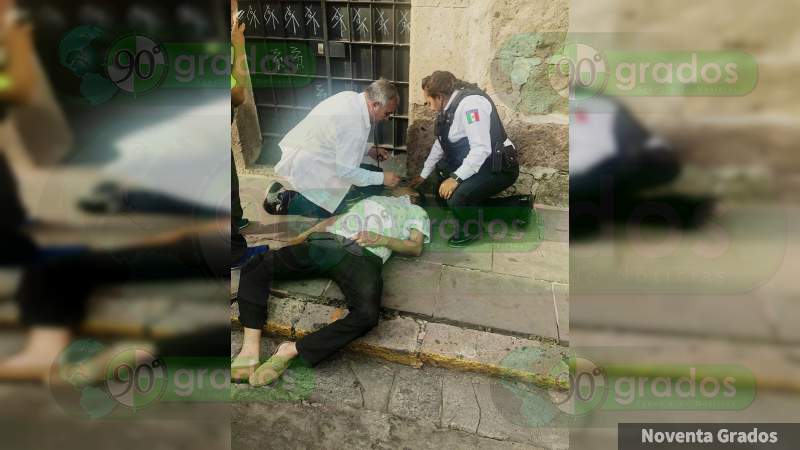 Policía de Morelia salva la vida a un hombre  - Foto 1 