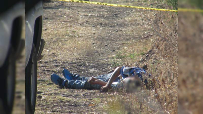 Asesinan a balazos a un hombre en Sahuayo 