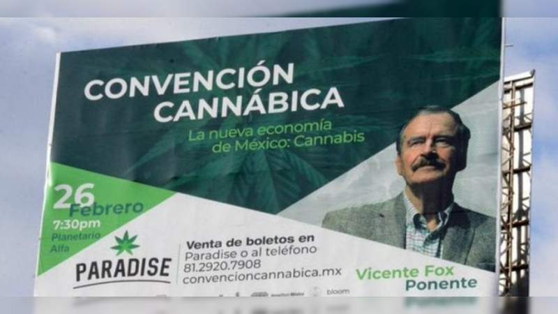 Vicente Fox inicia campaña a favor de la marihuana 