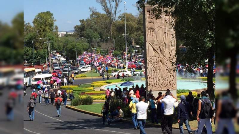 CNTE saldrá a las calles el miércoles en Morelia por renovación de dirigencia 