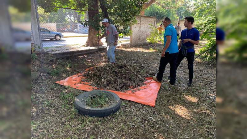 Casas de estudiantes de la UMSNH realiza jornadas de mantenimiento y limpieza  - Foto 2 