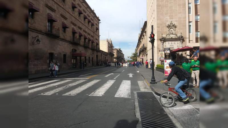 #Manifestación de #Normalistas en el centro de #Morelia para exigir mejoras en los planteles  - Foto 4 